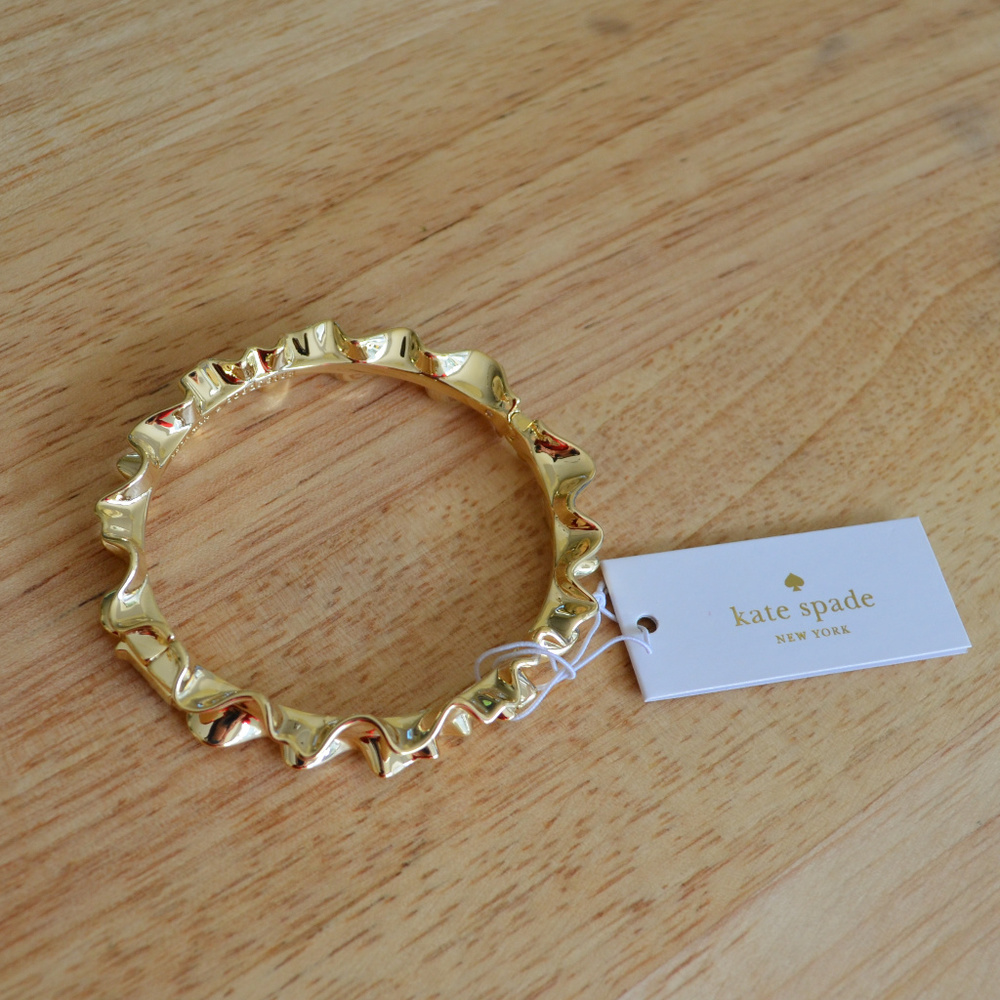 KATE SPADE Ruffle Bangle Bracelet - Picture 2 of 8